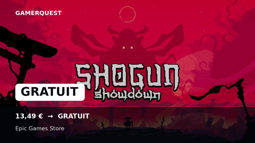 Shogun Showdown gratuit sur Epic Games Store - GamerQuest