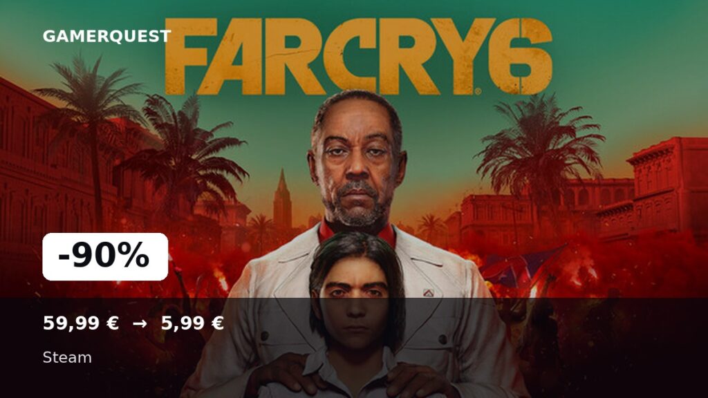 Far Cry® 6 -90% sur Steam - GamerQuest