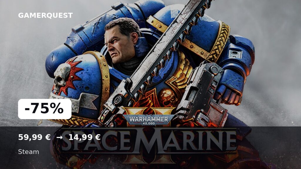 Warhammer 40,000 Space Marine 2 en promotion sur Steam