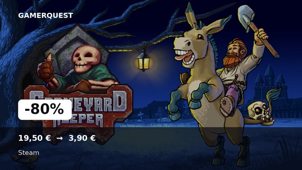 Graveyard Keeper -80% sur Steam - GamerQuest