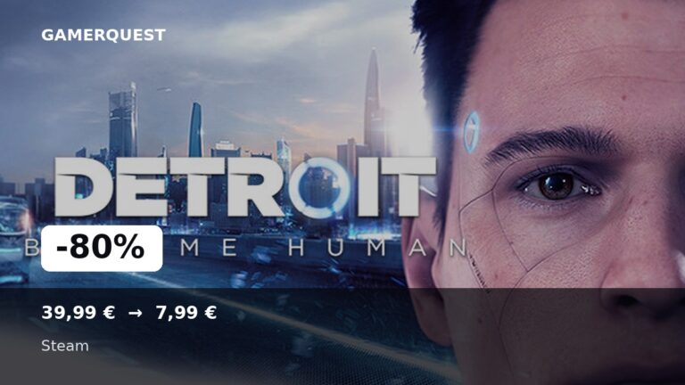 Detroit: Become Human -80% sur Steam - GamerQuest