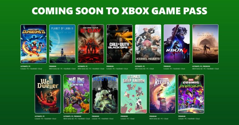 Toutes les dates de sortie et infos gameplay de Gears of War : E‑Day, Minecraft Dungeons II et Dune : Awakening sur Xbox Game Pass - GamerQuest