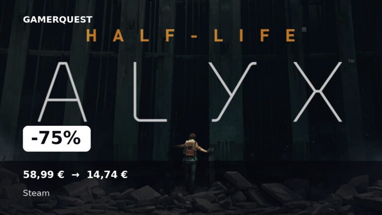Half-Life: Alyx -75% sur Steam - GamerQuest