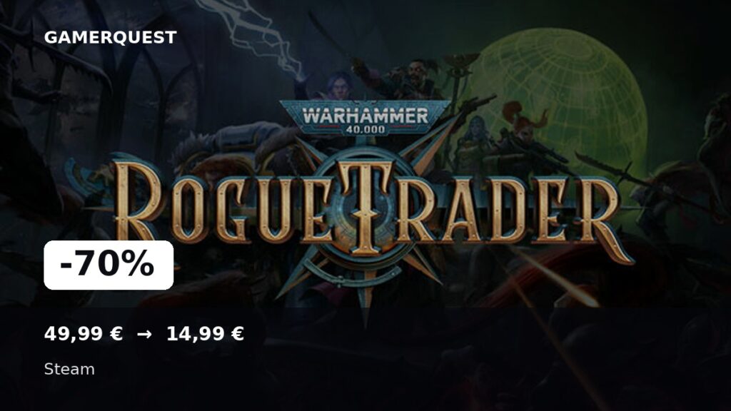 Warhammer 40,000: Rogue Trader -70% sur Steam - GamerQuest