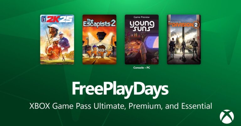 Free Play Days Xbox : PGA TOUR 2K25, The Escapists 2, Young Suns et The Division 2 gratuits du 24 au 27 septembre 2026 - GamerQuest