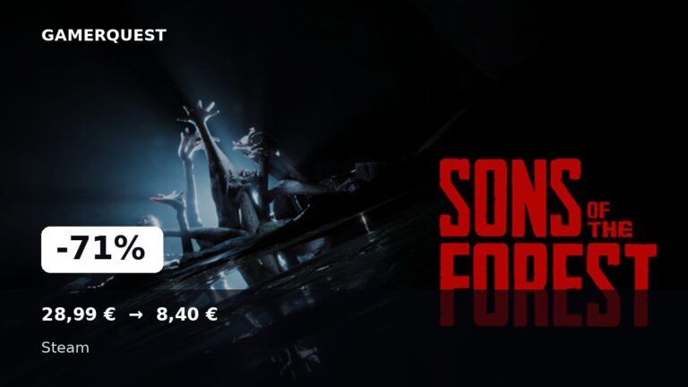 Sons Of The Forest -71% sur Steam - GamerQuest